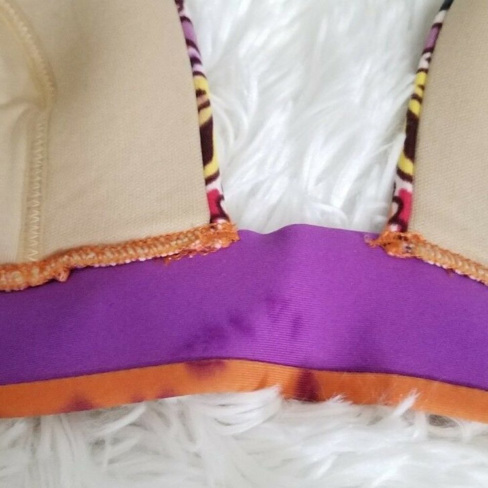 Victoria's Secret Small Printed Padded Push Up Bik - Picture 3 of 5